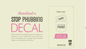 Stop Phubbing