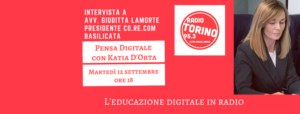 Pensa digitale - Incontro 12 settembre ore 18